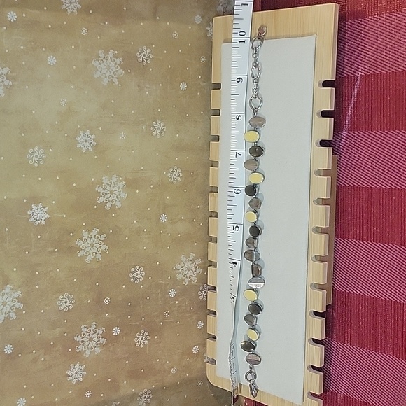 Bracelet with black & yellow enamel - Picture 3 of 6